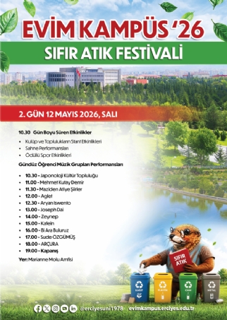 Evim Kampüs'26 Sıfır Atık Festivali 2. Gün 12 Mayıs 2026