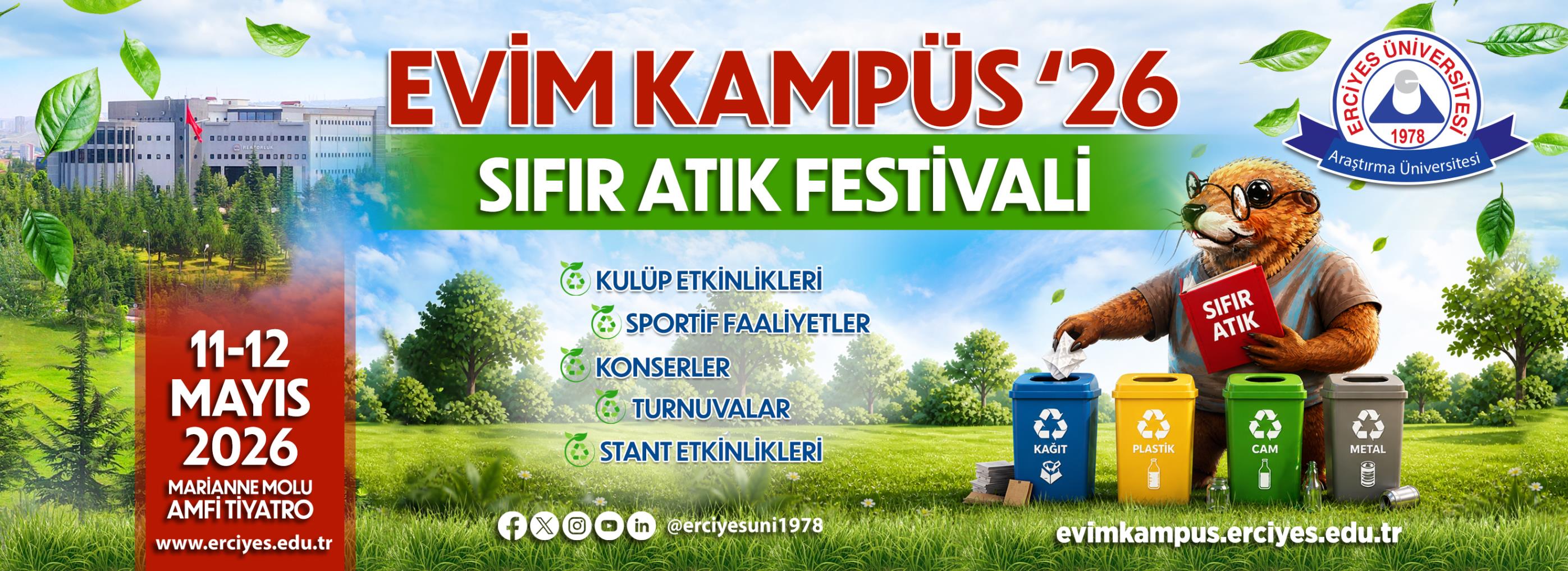 Evim Kampüs'26 Sıfır Atık Festivali